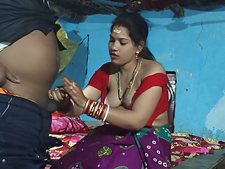 Sexy Bengali housewife wife fucking hard in home, Red blouse remove boob sucking