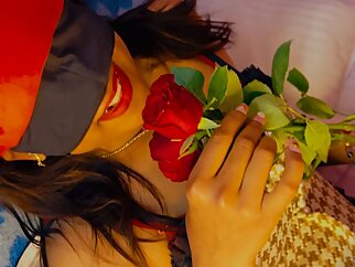 School 18+ girlfriend sex aankhen band karke valentine's Day 2 Rose deke choda