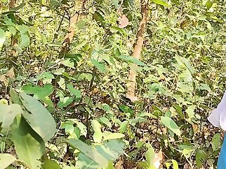 Desi Indian School Girl Ki Jungle Main Mangal