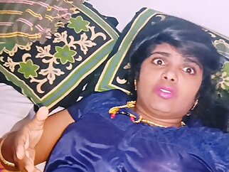Desi bhabi cheating husband fucking husband's small stepbrother.telugu dirty talks.