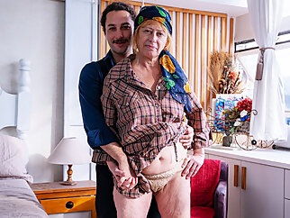 first anal sex with a ugly granny