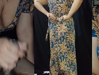 Squirting Her Pussy Swinging With Her Kimono Feels Sexy