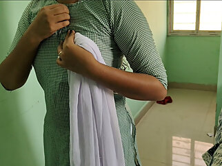 Desi Indian College girl have sex with step brother Xxx , Desi Village Doggy style rough hardcore College girl tight pussy sex
