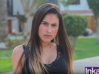 Petite college girl with pink pussy is approached by a fake Professor XXX detonates her ass.